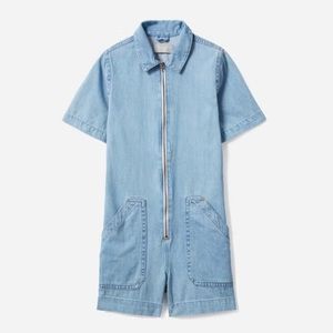 Everlane denim short coverall